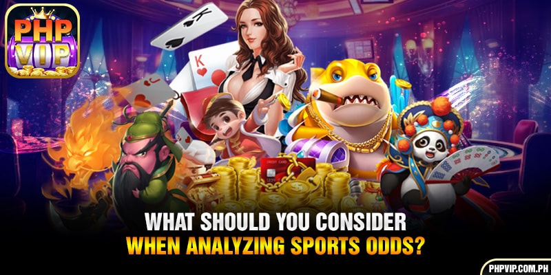 What should you consider when analyzing sports odds?