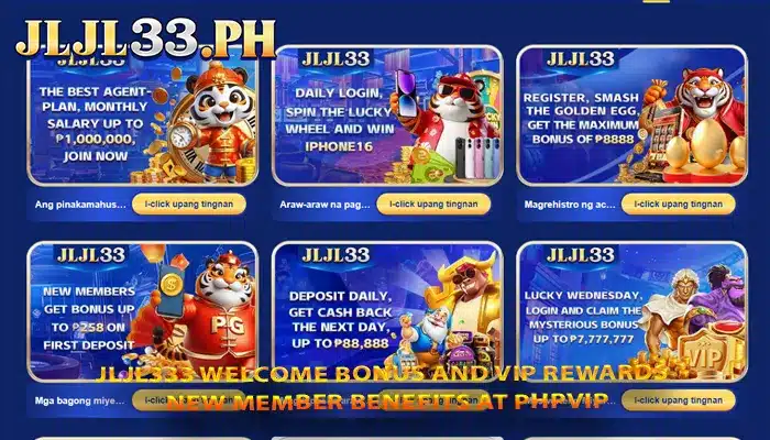 JLJL333 welcome bonus and VIP rewards – New member benefits at PHPVIP