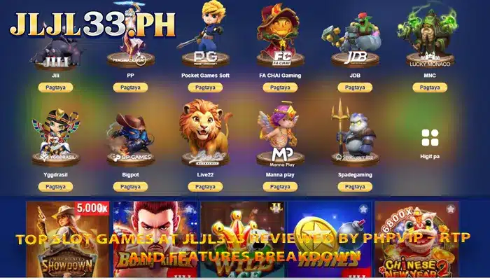 Top slot games at JLJL333 reviewed by PHPVIP – RTP and features breakdown